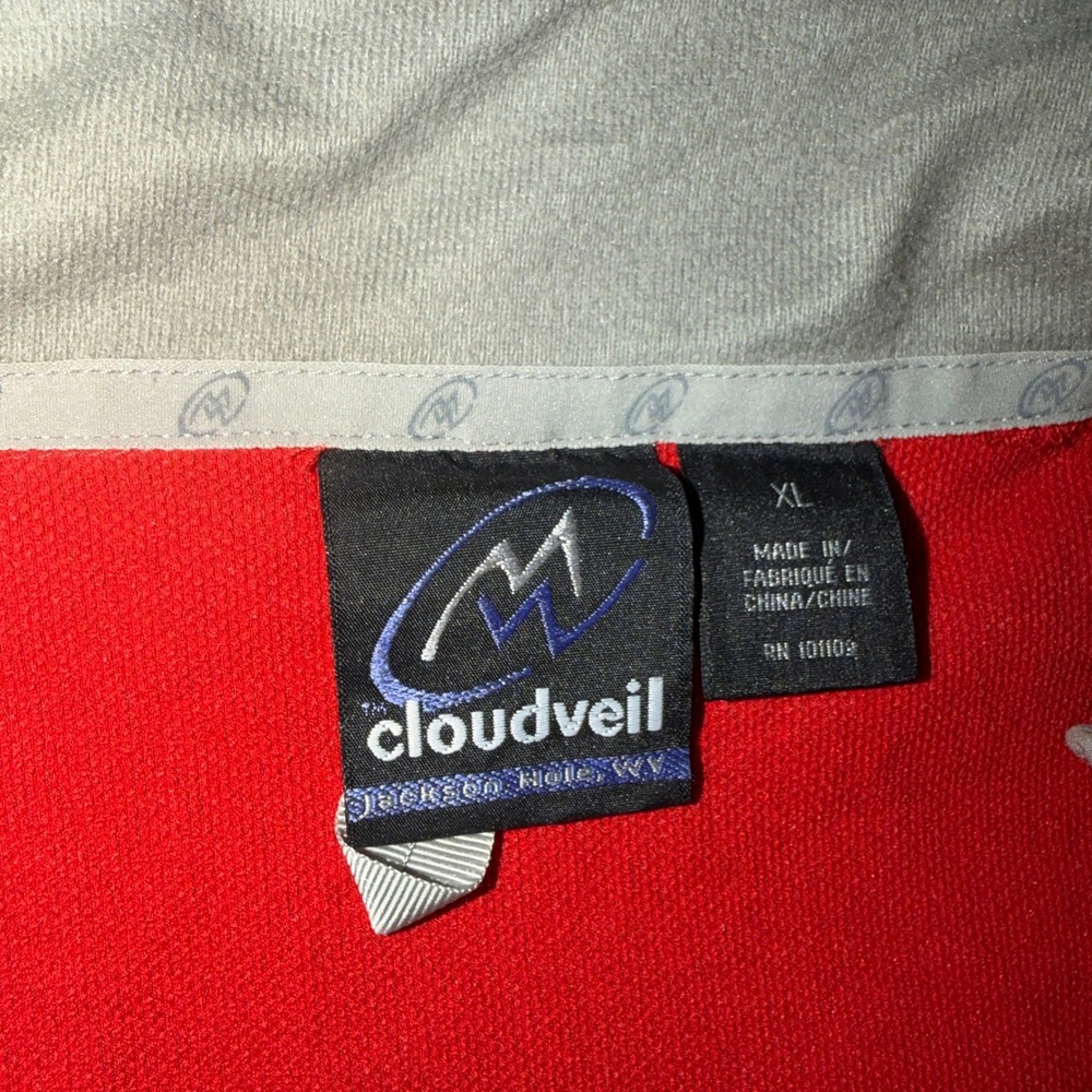 Cloudveil Red Full Zip Jacket Lightweight Outdoor… - image 3